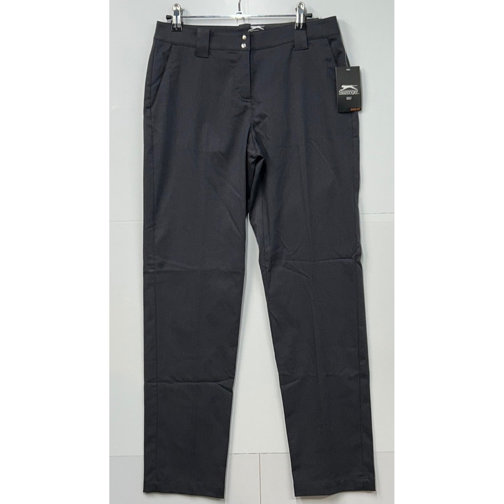 Slazenger Golf Koper Pant Nine Iron Grey Modern Fit Hydro-Dri NEW Womens 2
